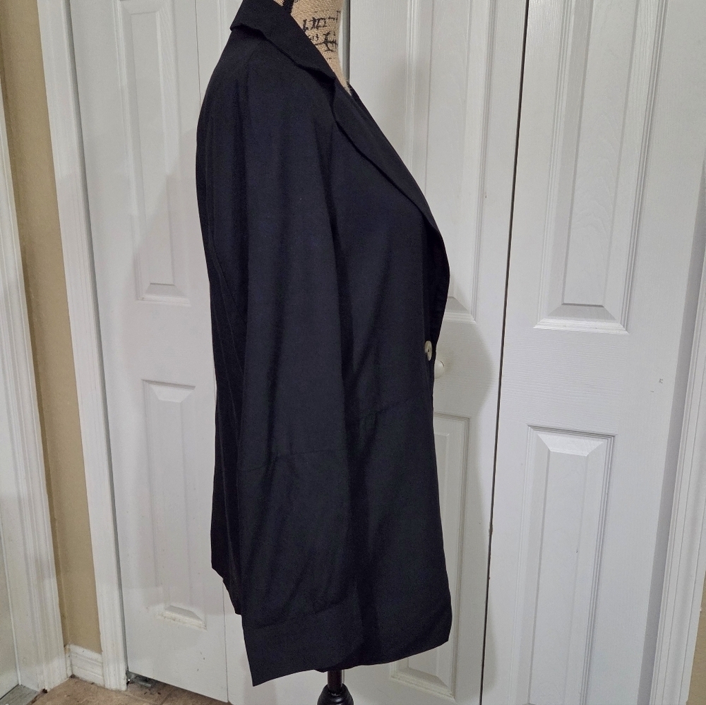 ABLE New Micah Drapey Black Blazer Size S - Picture 7 of 15